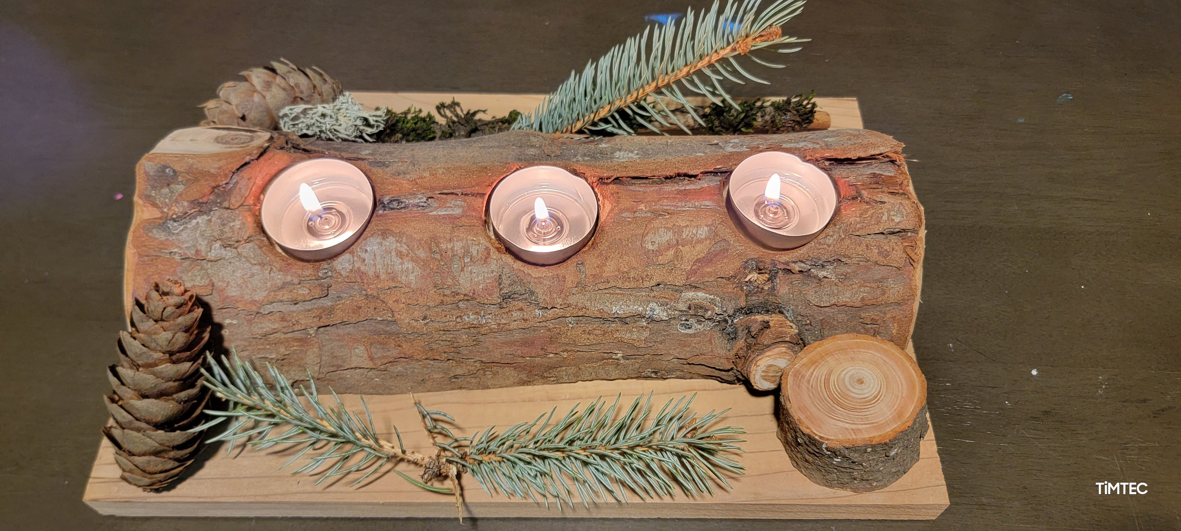 Timber Glow Candle Log