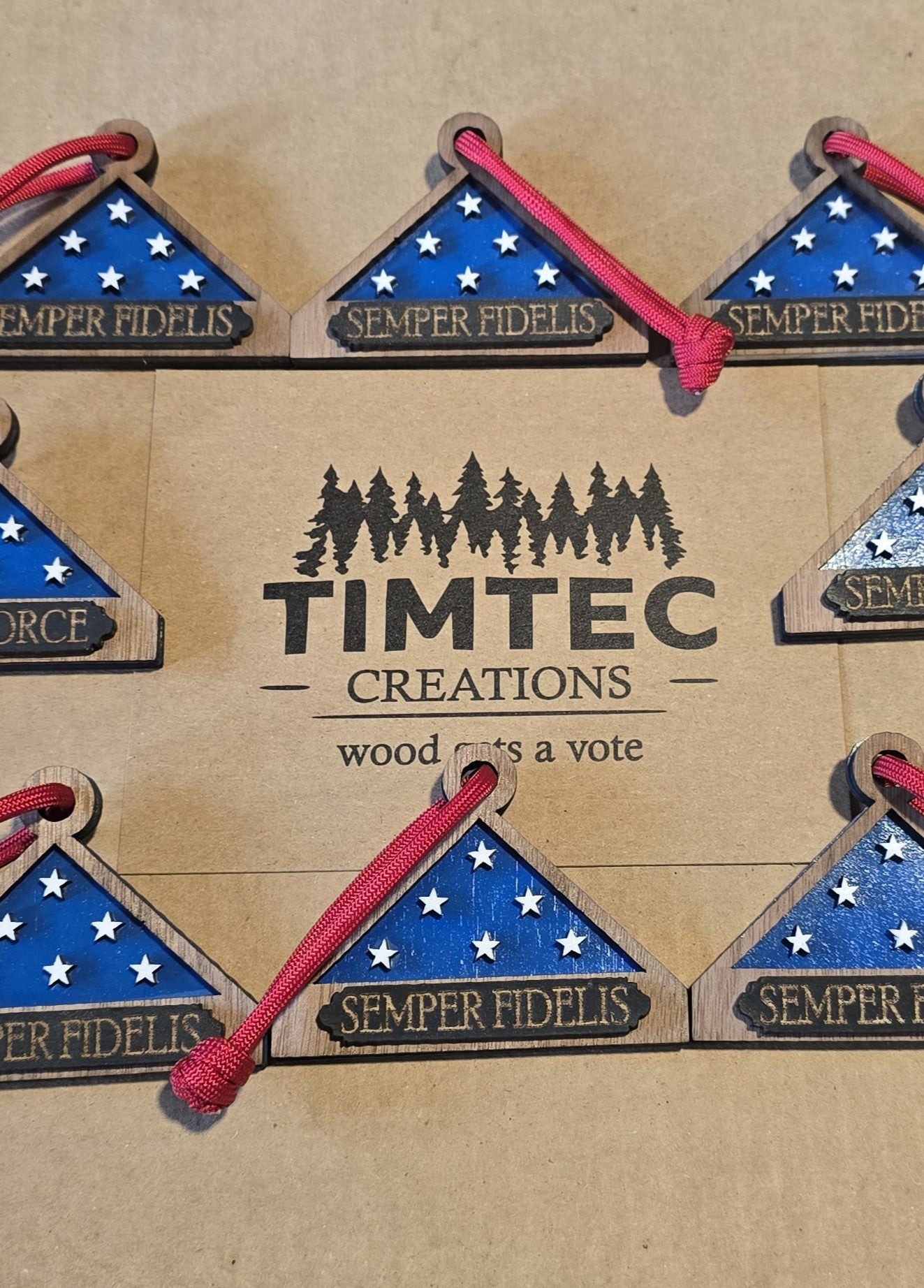 Old Glory. Crafted with Honor