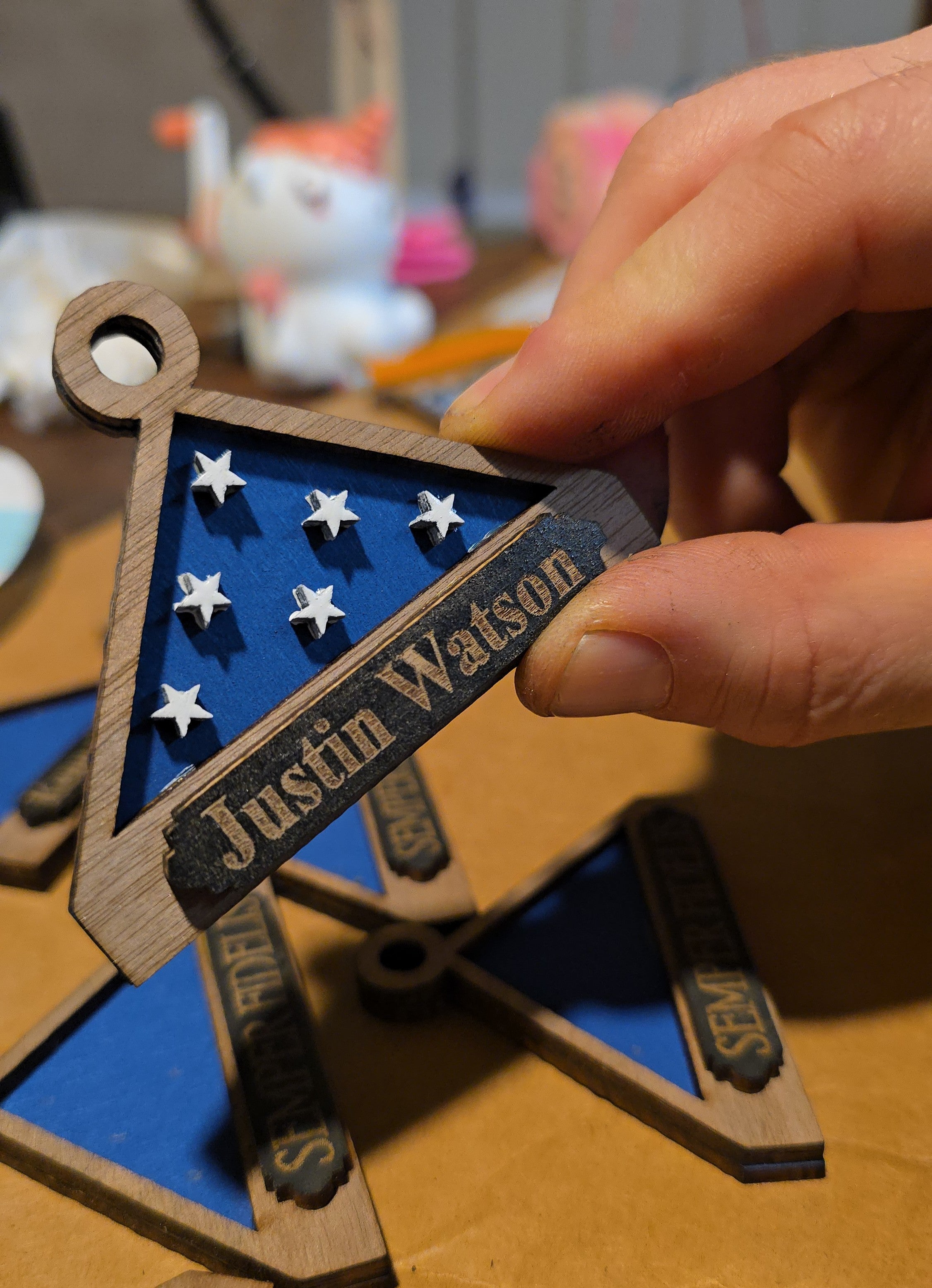 Old Glory. Crafted with Honor